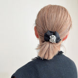 Black Silver Ribbon Pony