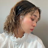 Black Silk Turban Headband
