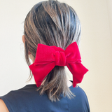 Rose Red Ribbon Scrunchie