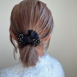 Black Gold Lil Studs Ribbon Pony