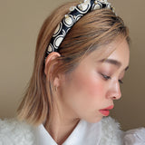 Slender Headband Black White