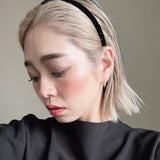 Tight Headband Velour Black