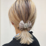 Pale Brown Silver Ribbon Pony