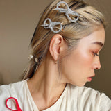 Crystal Ribbon Clip