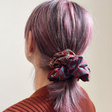 Patchwork Scrunchie Red