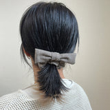 Riboon Herringbone Mini Scrunchie Brown