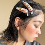 Hair Pin Pink Studs