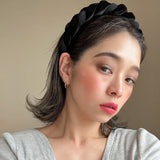 OG Headband Velor and Silk Braid