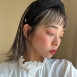 Turban Headband Silk Black
