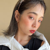 Narrow Headband Black Salmon