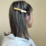 Gold Pearl Barrette