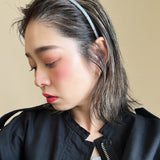 Tight Headband Lt.Grey Hide Dot No Studs