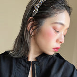 Gather Headband Gold Navy No Studs
