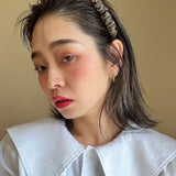 Gather Headband Brown Navy No Studs