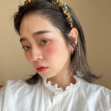 Gather Headband Yellow Blue No Studs