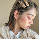 Hair Pin Purple Yellow