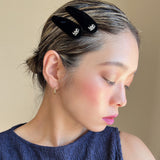 Black Velvet Hair Pin