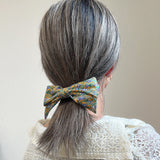 Ribbon Barrette Yellow Green