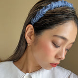 Gather Headband Dot Blue