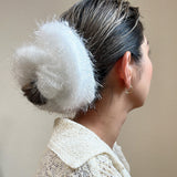 Pearl White Bijou Scrunchie