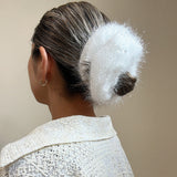Pearl White Bijou Scrunchie