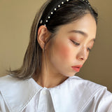 OG Headband Black Side Pearl