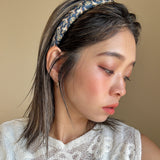Slneder Headband Navy Horse No Studs