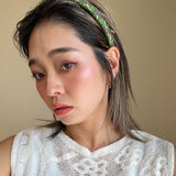 Slneder Headband Green Mix No Studs