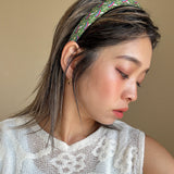 Slneder Headband Green Mix No Studs
