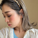 Narrow Studs Headband Pink Gold