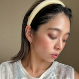 Slender Headband Smokey Butter Yellow No Studs
