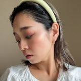 Slender Headband Smokey Lemon Yellow No Studs