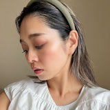 Slender Headband Smokey Olive No Studs