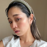 Slender Headband Smokey Olive Studs