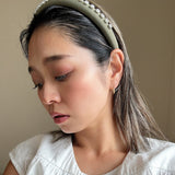 Slender Headband Smokey Olive Studs