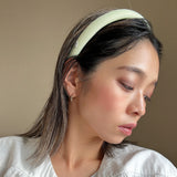 Slender Headband Smokey Lime Green No Studs