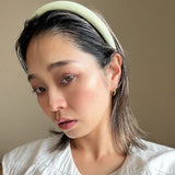 Slender Headband Smokey Lime Green No Studs