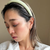 Slender Headband Smokey Lime Green No Studs