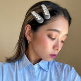 Hair Pin Velour Silver Grey