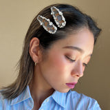 Hair Pin Grey Silver