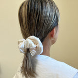 Patchwork Scrunchie White