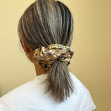 Patchwork Scrunchie Yellow