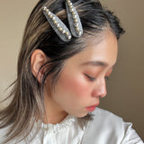 Hair Pin Silver Lame