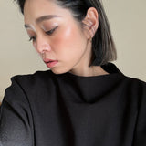 Narrow Studs Headband Black lill Gold