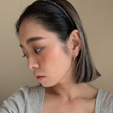 Tight Headband Gray Dot No Studs