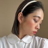 Tight Headband Velour Beige
