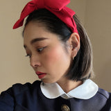 Red Big Ribbon Headband
