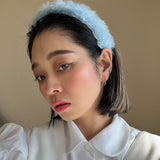 Lt.Blue Fur Headband