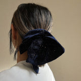 Navy Kira Shuriken Scrunchie