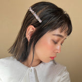 Pink Purple Bijou Barrette